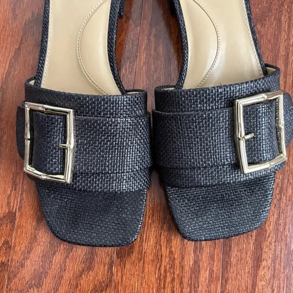 Talbots Viv Buckle Slide Sandals in Indigo Blue, size 8.5 - Picture 5 of 8